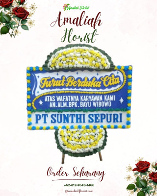 Papan Bunga Duka di Biwan