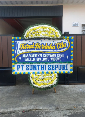 Papan Bunga Duka di Biwan